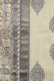Poly Silk Dupatta with Zari Pallu and Tassels