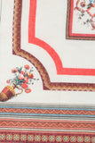 Ethnic Print Beige Color Pure Cotton Scarf