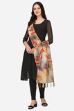 Floral Digital Printed Zari Silk Dupatta