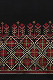 Black Color Pure Viscose Winter Stole