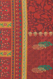 Red Multiple Digital Print Chanderi Silk Dupatta