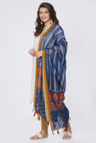 Digital Temple Motif Printed Chanderi Silk Dupatta