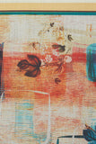 Multi Color Abstract Print Chanderi Silk Dupatta