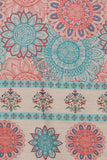 Pink Color Geometric Floral Digital Print Chanderi Silk Dupatta For Women