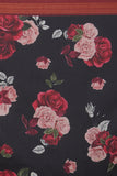 Digital Floral Rose Print Chanderi Silk Dupatta
